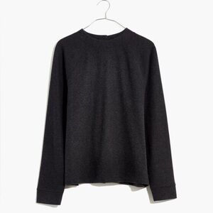 Madewell NWT (Re)sourced Plush Mock Button Back Cardigan Sweater XXL Cotton